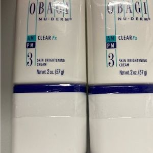 2 Units Obagi Nu-Derm 2 ozs Fx #3 Clear New and Sealed